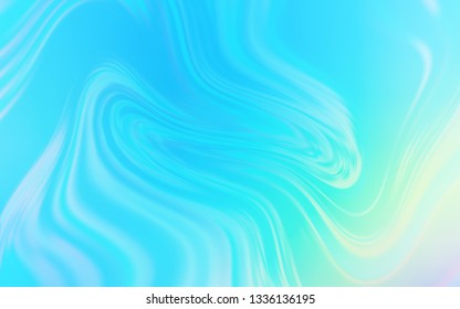 Light Blue, Green vector blurred shine abstract background. Creative illustration in halftone style with gradient. New style for your business design.