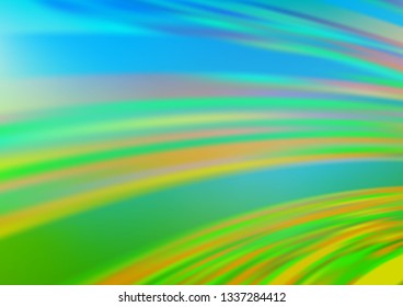 Light Blue, Green vector blurred and colored template. Shining colorful illustration in a Brand new style. A new texture for your design.