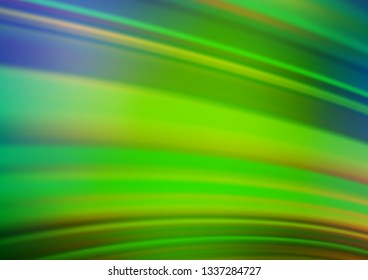 Light Blue, Green vector blurred shine abstract template. Shining colorful illustration in a Brand new style. The template for backgrounds of cell phones.
