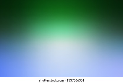 Light Blue, Green vector blurred template. A completely new colored illustration in blur style. Smart design for your work.