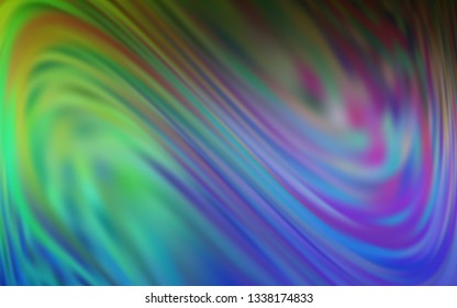 Light Blue, Green vector blurred template. Shining colored illustration in smart style. The best blurred design for your business.