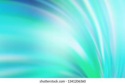 Light Blue, Green vector blurred template. A completely new colored illustration in blur style. New way of your design.