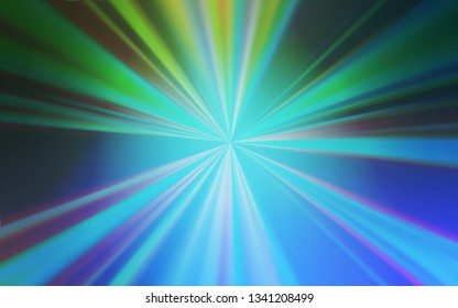 Light Blue, Green vector blurred bright pattern. New colored illustration in blur style with gradient. New design for your business.