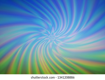 Light Blue, Green vector blurred and colored template. Modern geometrical abstract illustration with gradient. The background for your creative designs.