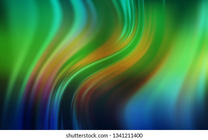 Light Blue, Green vector blurred and colored pattern. Shining colored illustration in smart style. Elegant background for a brand book.