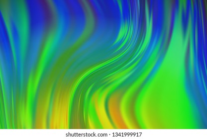 Light Blue, Green vector blurred background. Shining colored illustration in smart style. New style design for your brand book.