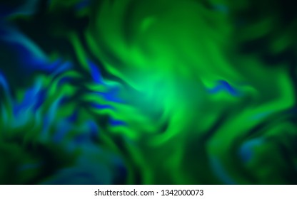 Light Blue, Green vector blurred and colored pattern. An elegant bright illustration with gradient. New way of your design.