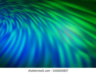 Light Blue, Green vector blurred bright pattern. Shining colorful illustration in a Brand new style. Brand new design for your business.