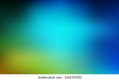 Light Blue, Green vector blurred shine abstract background. Abstract colorful illustration with gradient. New style for your business design.
