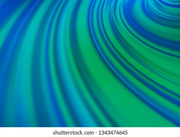 Light Blue, Green vector blurred bright template. A completely new color illustration in a bokeh style. The template for backgrounds of cell phones.