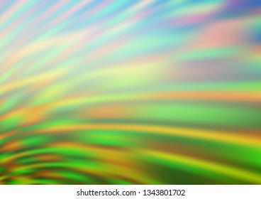Light Blue, Green vector blurred bright pattern. Colorful illustration in blurry style with gradient. The background for your creative designs.