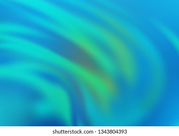 Light Blue, Green vector blurred shine abstract template. Shining colorful illustration in a Brand new style. The best blurred design for your business.