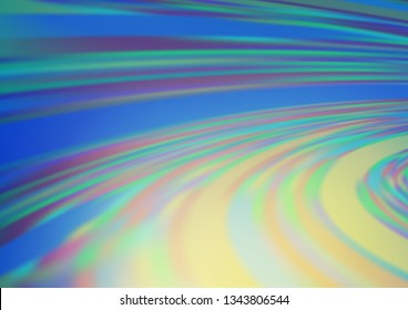Light Blue, Green vector blurred bright template. A completely new color illustration in a bokeh style. The blurred design can be used for your web site.