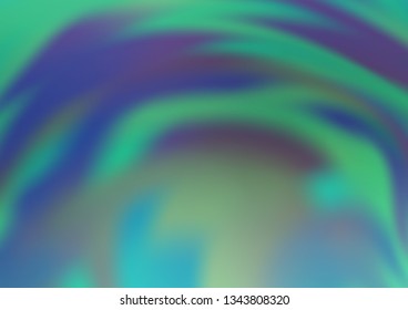 Light Blue, Green vector blurred and colored background. Shining colorful illustration in a Brand new style. A new texture for your design.
