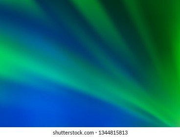 Light Blue, Green vector blurred bright background. An elegant bright illustration with gradient. A completely new template for your design.