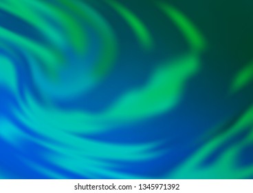 Light Blue, Green vector blurred and colored background. Shining colorful illustration in a Brand new style. Brand new style for your business design.