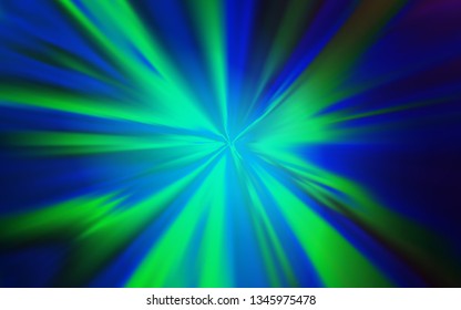 Light Blue, Green vector blurred shine abstract template. Colorful illustration in abstract style with gradient. Blurred design for your web site.