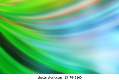 Light Blue, Green vector blurred and colored pattern. Colorful abstract illustration with gradient. Completely new design for your business.