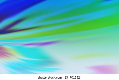 Light Blue, Green vector blurred pattern. Colorful illustration in abstract style with gradient. New style for your business design.