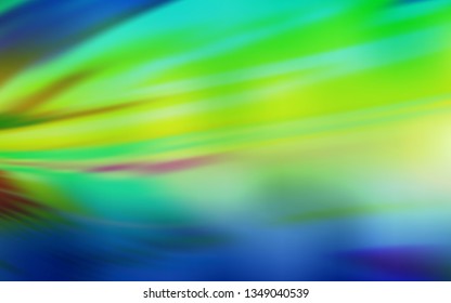 Light Blue, Green vector blurred bright pattern. Colorful illustration in abstract style with gradient. Completely new design for your business.
