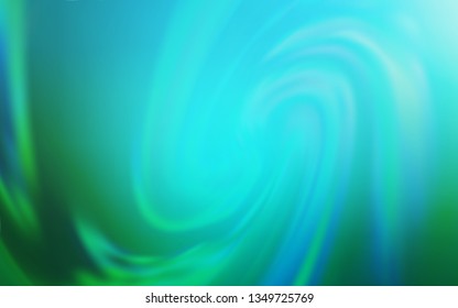 Light Blue, Green vector blurred background. Creative illustration in halftone style with gradient. Smart design for your work.