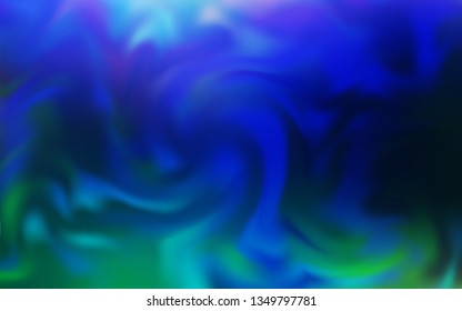 Light Blue, Green vector blurred pattern. A completely new colored illustration in blur style. New design for your business.