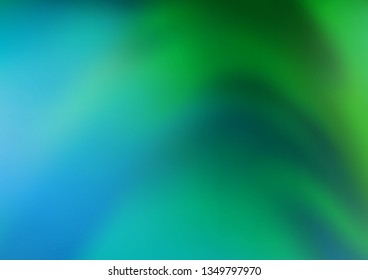 Light Blue, Green vector blurred bright pattern. Shining colorful illustration in a Brand new style. The best blurred design for your business.