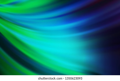 Light Blue, Green vector blurred bright template. Creative illustration in halftone style with gradient. Background for a cell phone.