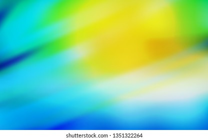 Light Blue, Green vector blurred bright template. Colorful abstract illustration with gradient. The best blurred design for your business.