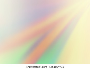 Light Blue, Green vector blurred shine abstract background. Colorful illustration in blurry style with gradient. Brand new style for your business design.