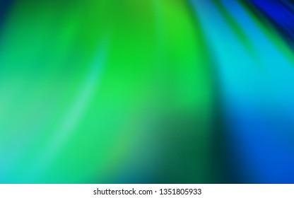 Light Blue, Green vector blurred and colored pattern. Modern abstract illustration with gradient. Completely new design for your business.