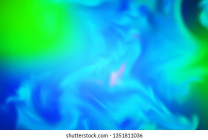 Light Blue, Green vector blurred bright texture. New colored illustration in blur style with gradient. Blurred design for your web site.
