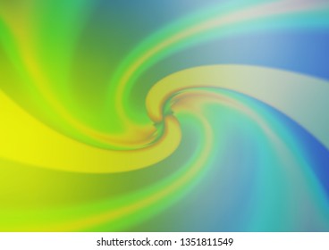 Light Blue, Green vector blurred and colored template. A vague abstract illustration with gradient. A completely new design for your business.