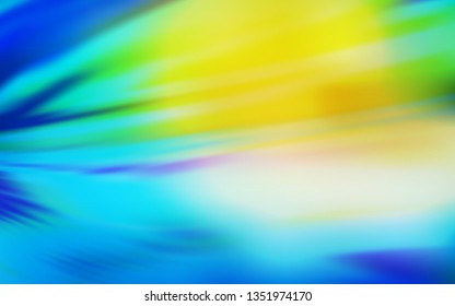 Light Blue, Green vector blurred template. Shining colored illustration in smart style. New design for your business.