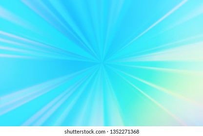 Light Blue, Green vector blurred bright pattern. Creative illustration in halftone style with gradient. New style design for your brand book.