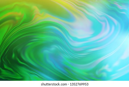 Light Blue, Green vector blurred pattern. An elegant bright illustration with gradient. Completely new design for your business.