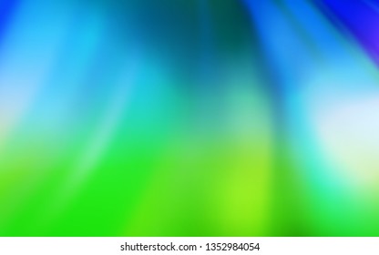 Light Blue, Green vector blurred background. A completely new colored illustration in blur style. Blurred design for your web site.