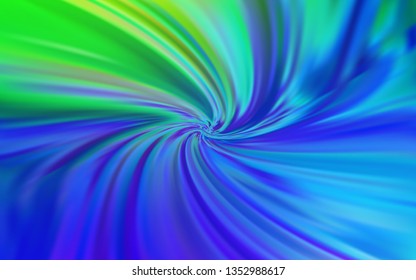 Light Blue, Green vector blurred shine abstract background. Colorful abstract illustration with gradient. Blurred design for your web site.