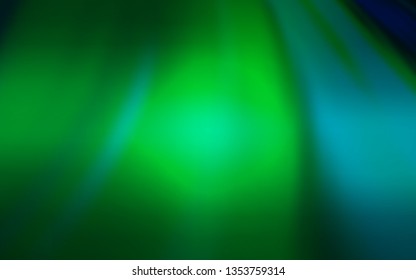 Light Blue, Green vector blurred shine abstract texture. A completely new colored illustration in blur style. The best blurred design for your business.