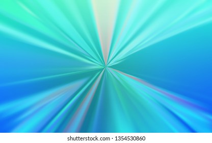 Light Blue, Green vector blurred bright pattern. Colorful illustration in abstract style with gradient. The best blurred design for your business.