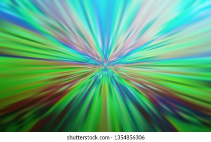 Light Blue, Green vector blurred bright texture. Modern abstract illustration with gradient. New design for your business.