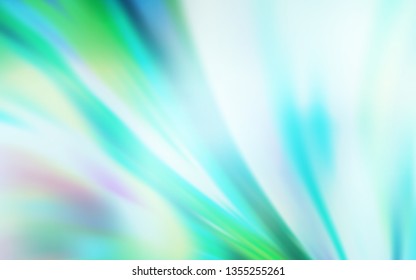 Light Blue, Green vector blurred background. Glitter abstract illustration with gradient design. New style design for your brand book.