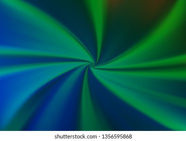 Light Blue, Green vector blurred and colored background. Colorful illustration in blurry style with gradient. The template can be used for your brand book.