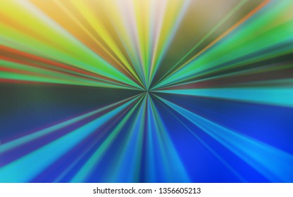 Light Blue, Green vector blurred bright pattern. Colorful illustration in abstract style with gradient. Elegant background for a brand book.