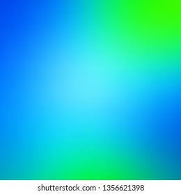 Light Blue, Green vector blurred template. New colorful illustration in blur style with gradient. New side for your design.