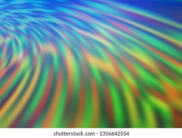 Light Blue, Green vector blurred shine abstract background. A vague abstract illustration with gradient. The background for your creative designs.