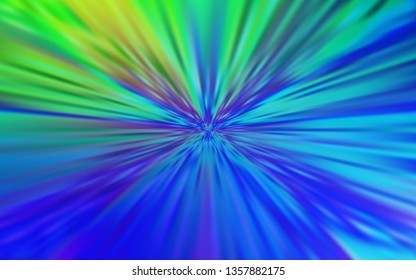 Light Blue, Green vector blurred shine abstract texture. Abstract colorful illustration with gradient. New style for your business design.