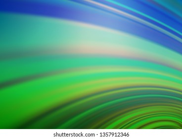 Light Blue, Green vector blurred bright background. A completely new color illustration in a bokeh style. Brand new style for your business design.