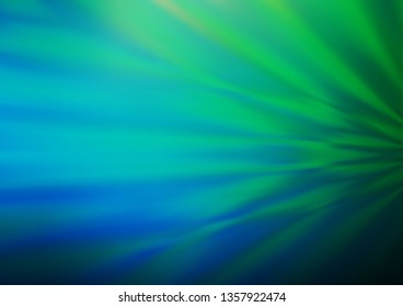 Light Blue, Green vector blurred shine abstract pattern. Shining colorful illustration in a Brand new style. A completely new template for your design.