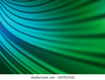 Light Blue, Green vector blurred shine abstract pattern. A completely new color illustration in a bokeh style. The template for backgrounds of cell phones.